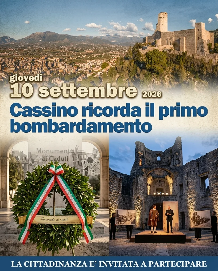 Cassino ricorda il primo bombardamento