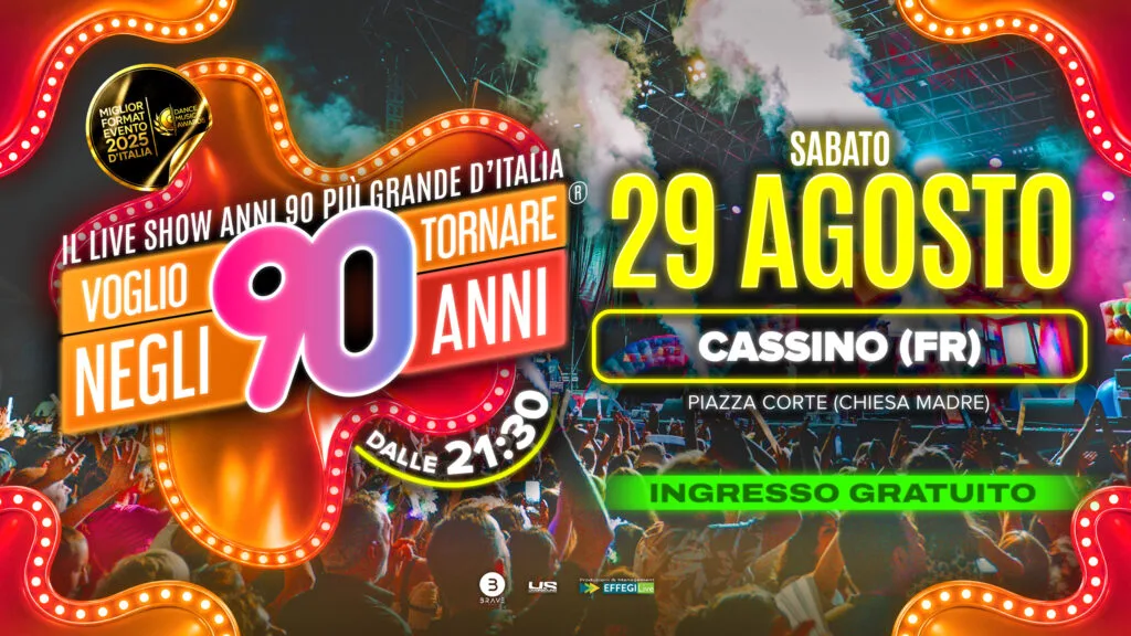 VOGLIO TORNARE NEGLI ANNI ’90