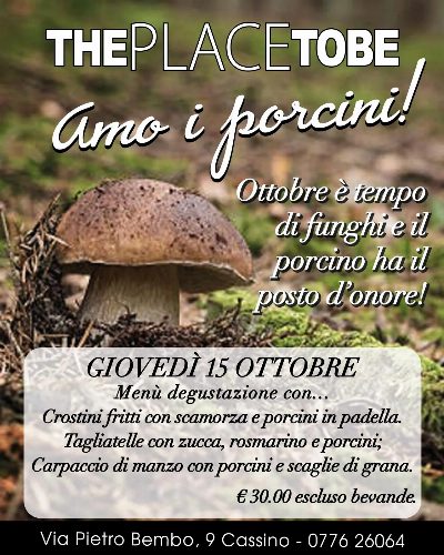 The Place ToBe.... Amo i Porcini