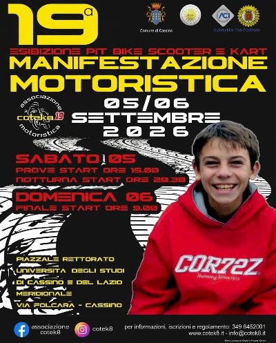 Manifestazione Motoristica a Cassino