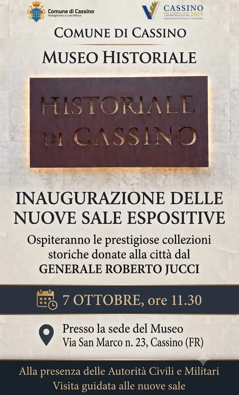 Inaugurazione delle nuove sale espositive
