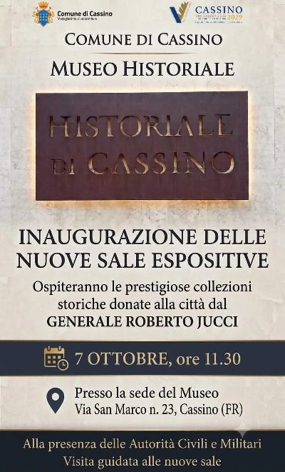 Inaugurazione delle nuove sale espositive