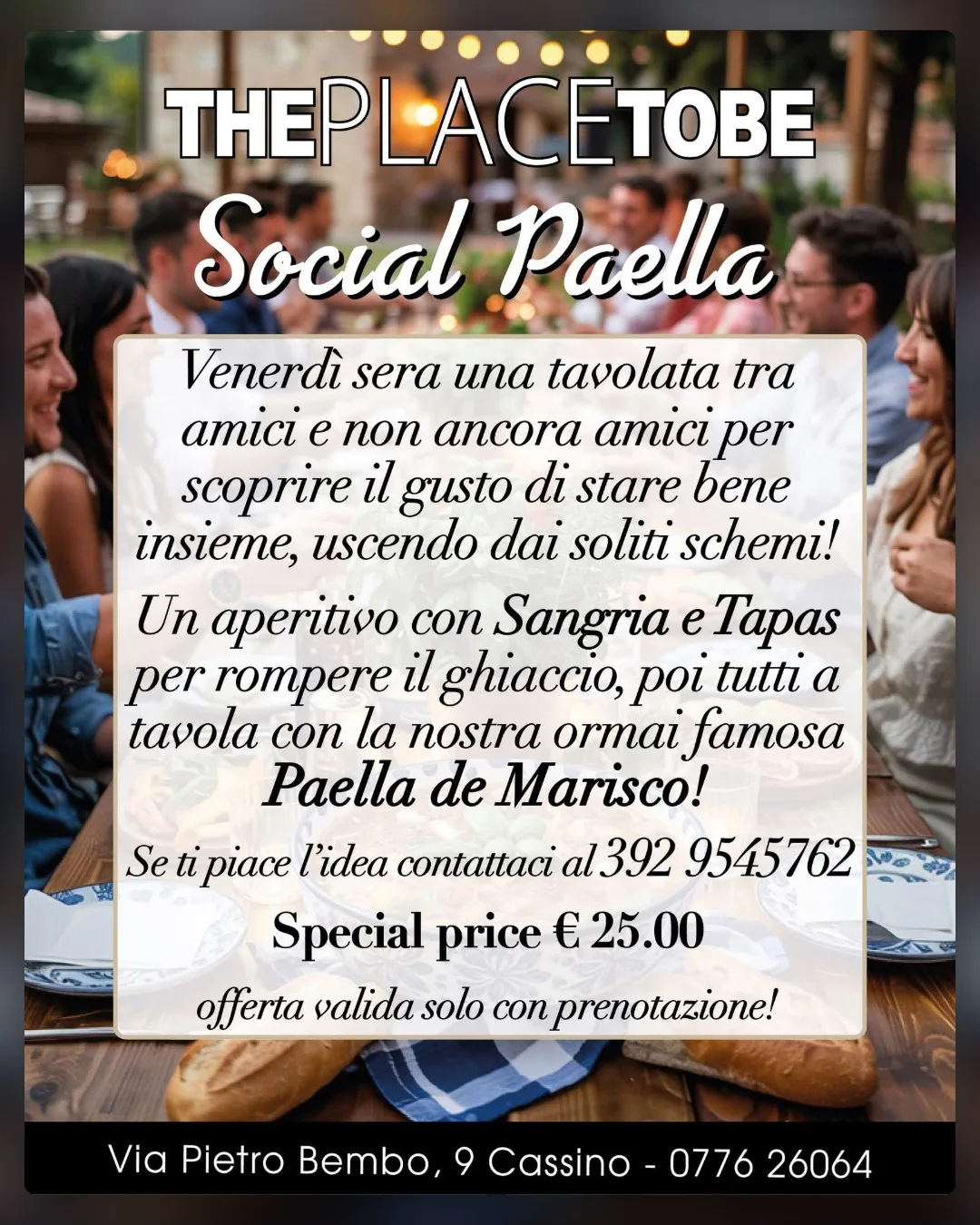 The Place ToBe Social Paella