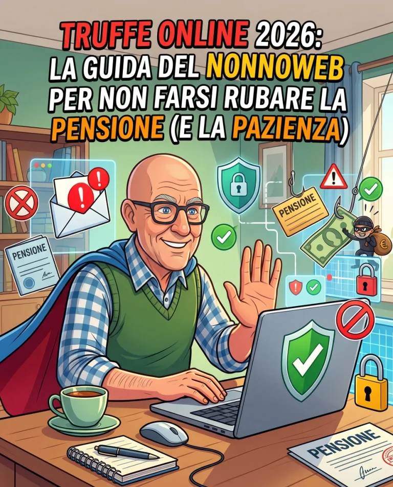Truffe Online 2026: La Guida del NonnoWeb per non farsi rubare la pensione (e la pazienza)