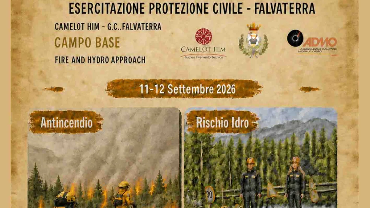 Falvaterra si prepara all’esercitazione di Protezione Civile “Fire and Hydro Approach – Falvaterra 2026”