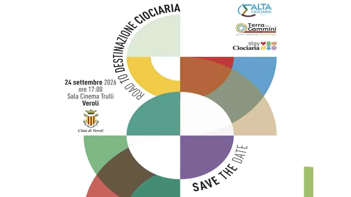 Veroli – “Road to Destinazione Ciociaria”: domani l’incontro per rafforzare l’identità turistica del territorio e competere sui mercati con una strategia condivisa