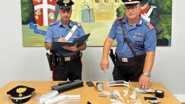 Blitz antidroga a Cassino: arrestato 46enne con oltre 250 grammi di droga