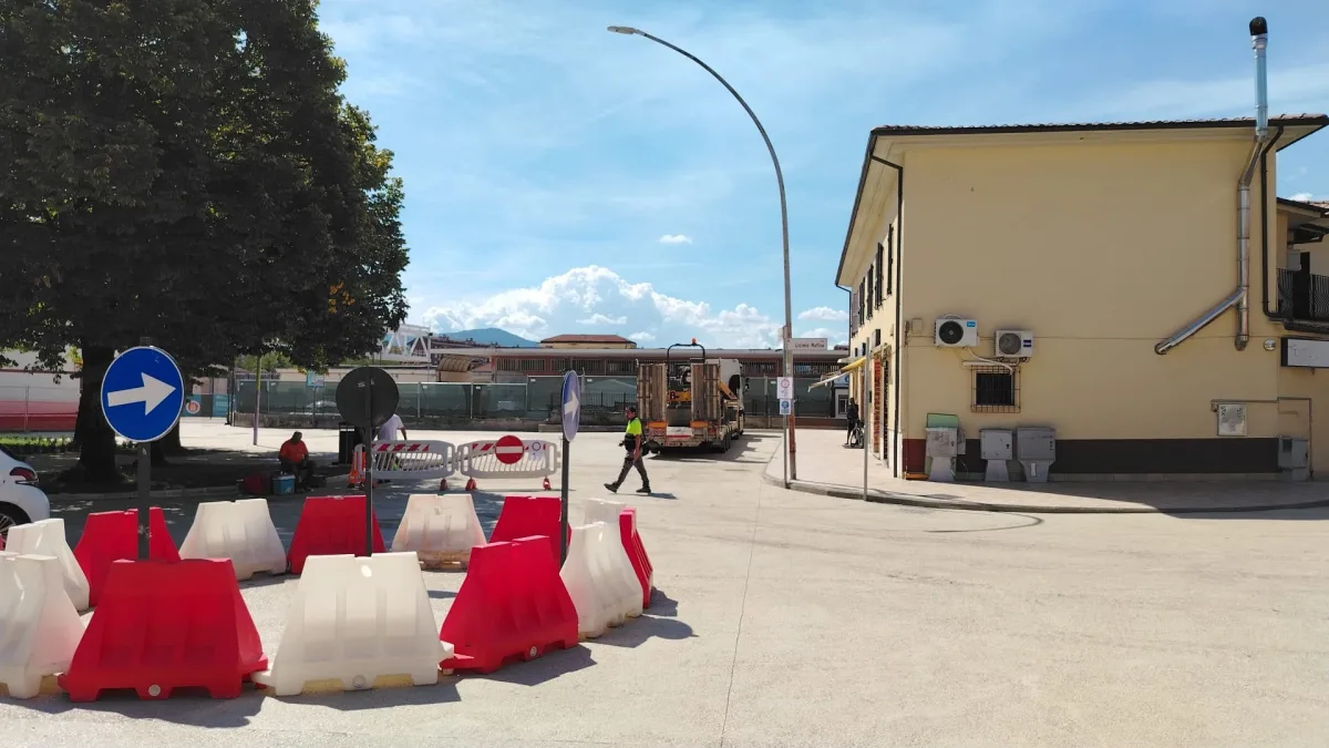 Frosinone, stazione ferroviaria: apre il nuovo accesso pedonale da via Monteverdi a via Refice