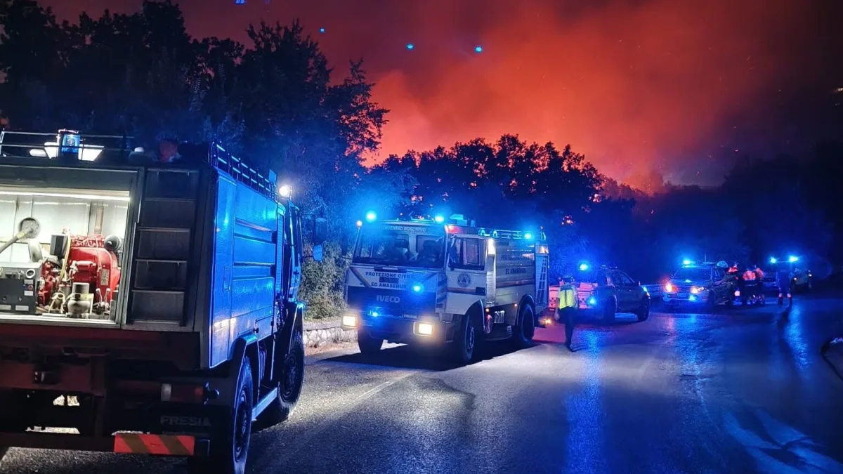 Ferentino, spento il maxi incendio a Monte Barano: bruciati fino a 40 ettari di verde