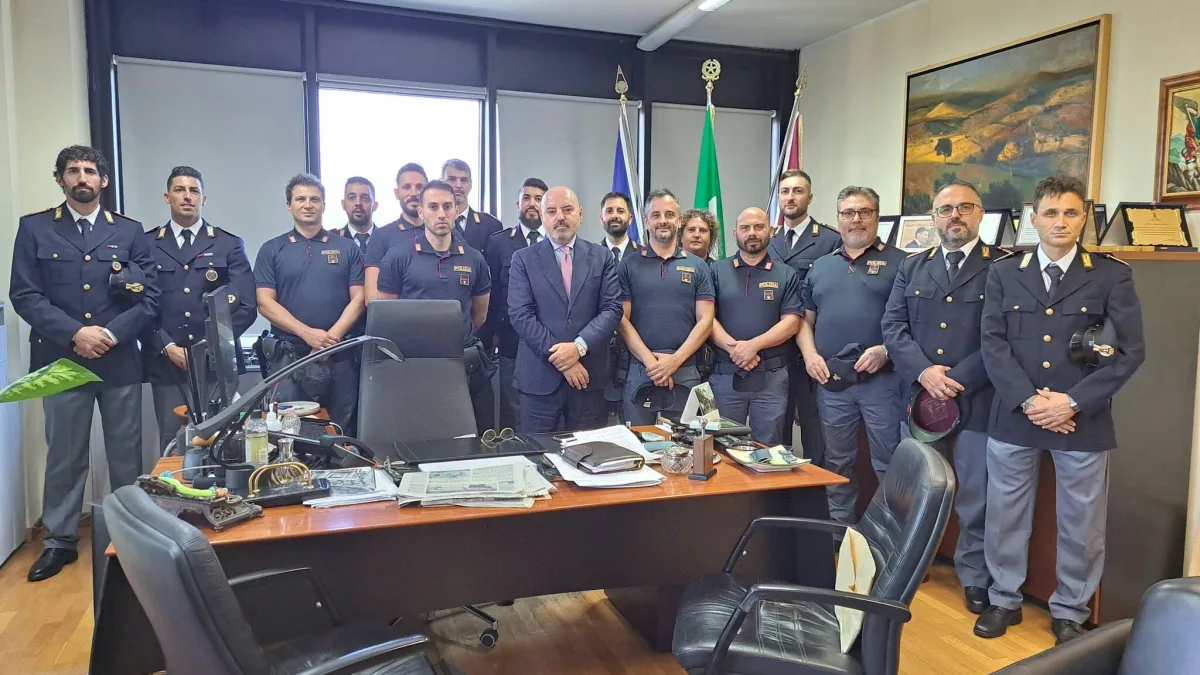 Sicurezza e contrasto alla criminalità, arrivano rinforzi in provincia: il Questore accoglie 17 nuovi poliziotti