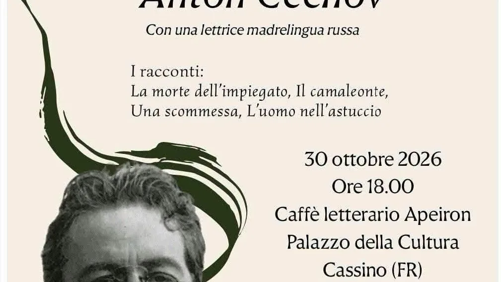 Čechov prende vita a Cassino: un viaggio tra ironia, emozioni e grandi racconti della letteratura russa