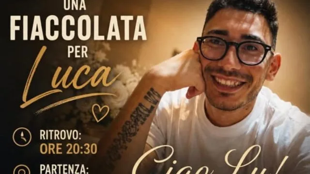 Una fiaccolata per Luca Fella, morto in un tragico incidente sabato sera