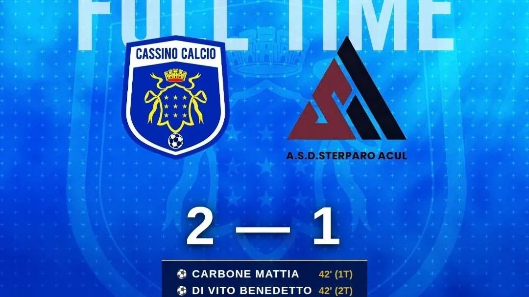 Cassino (FR) – Al Salveti il primo boato di 800 biancoazzurri per la prima vittoria