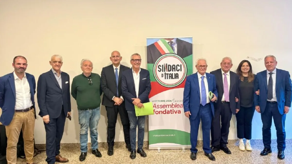 Nasce il movimento politico "Sindaci d'Italia": da Assisi la svolta dei territori e delle autonomie