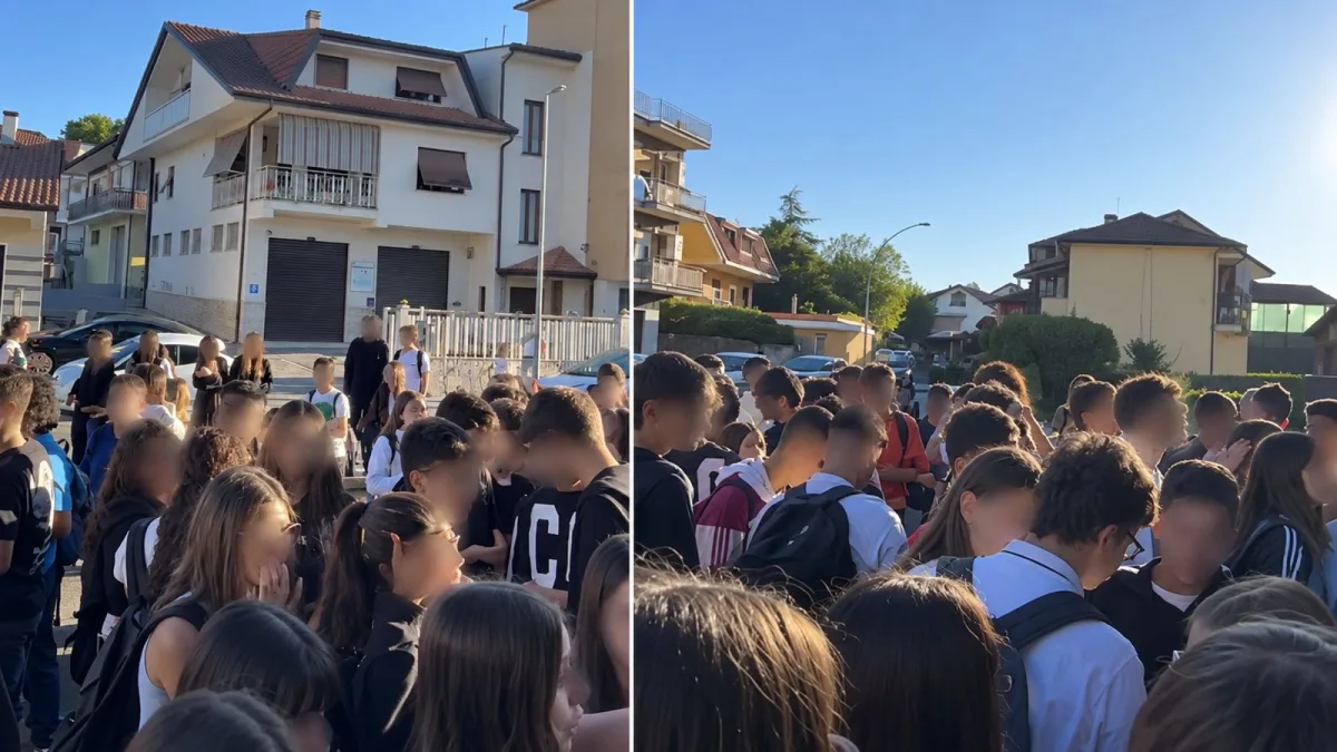 Frosinone – Liceo Severi, gli studenti non entrano a scuola: protesta per gli spazi della nuova sede