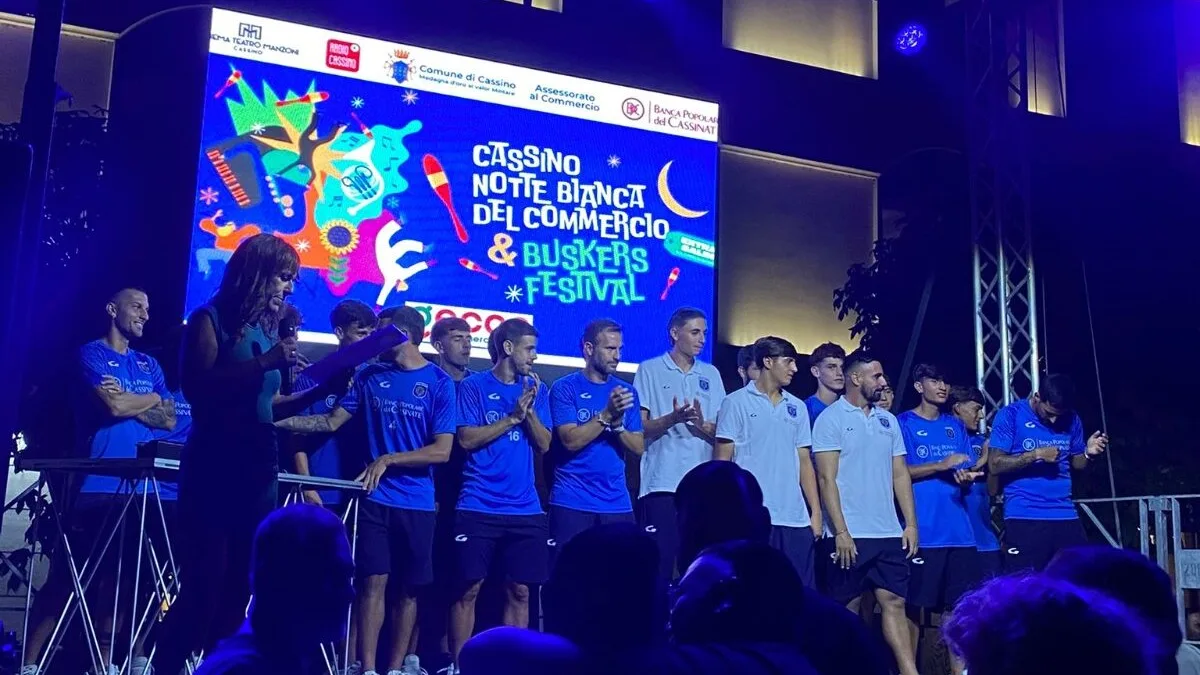 Cassino (FR) – Giornata Biancoazzurra ‘dal fiume alla piazza’. Presentata la rosa 2026/27