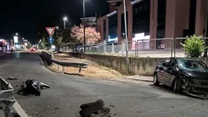 Incidente in via Simoncelli, un ferito
