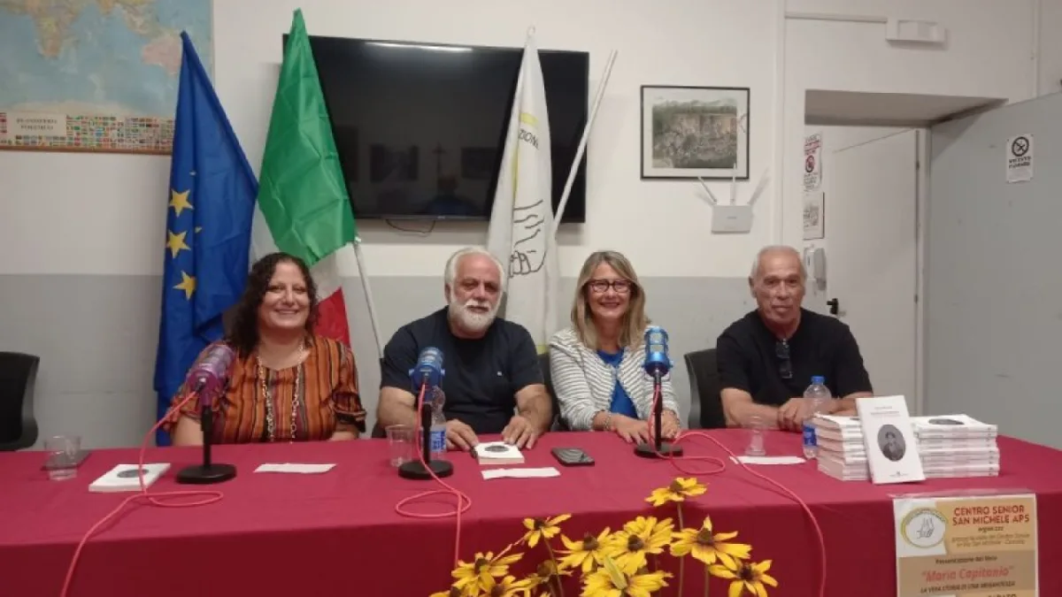 Fernando Riccardi e il suo "Maria Capitanio. La vera storia di una brigantessa" al centro Anziani di San Michele
