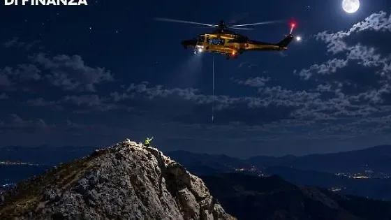 Monti Lepini, escursionista disperso recuperato in elicottero