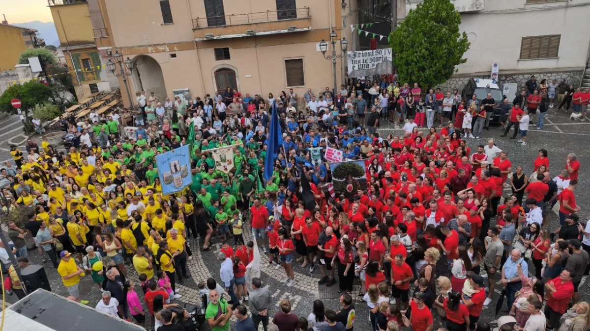 Vallerotonda, grande successo per il Palio delle Frazioni