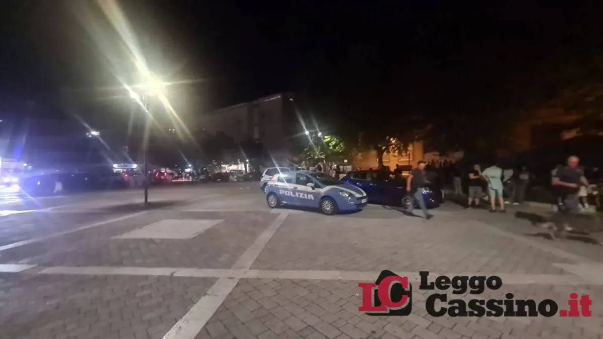 Cassino, notte di “malamovida”: rissa in viale Dante, un ferito e una ragazza in commissariato