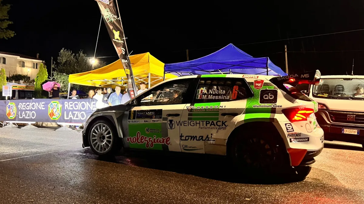 Cassino (FR) – Meteo folle, la prima giornata si chiude con il vantaggio di Nucita-Messina su Skoda Fabia RS