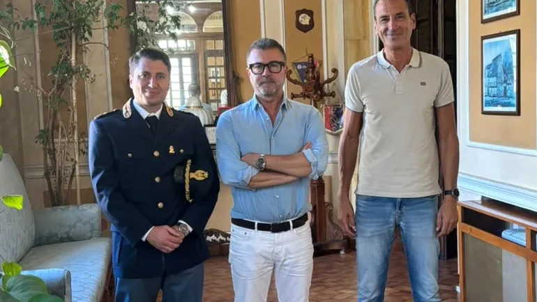 Dialogo e cooperazione per la sicurezza, il nuovo dirigente del commissariato di polizia di Fiuggi incontra il sindaco