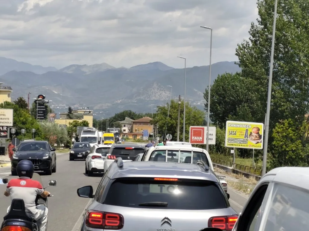 Incidente all’ingresso di Cassino sulla superstrada