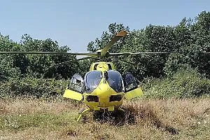 Fiamme per una fuga di gas: una donna elitrasportata a Roma