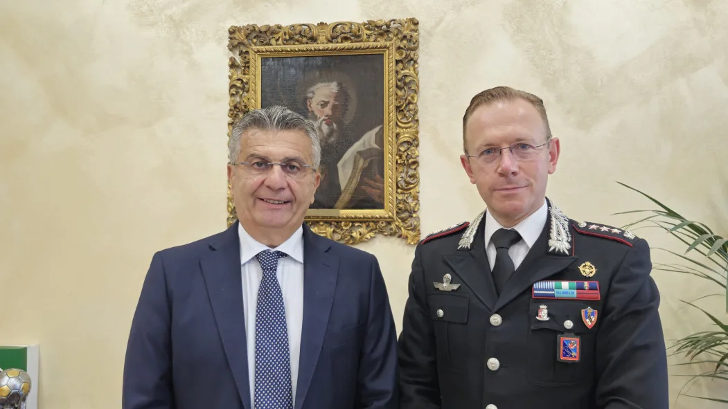 Salera accoglie in municipio Gianluca Zara, il nuovo Comandante provinciale dei Carabinieri