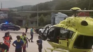 San Vittore del Lazio (FR) – Scooter sull’asfalto, centauro ferito