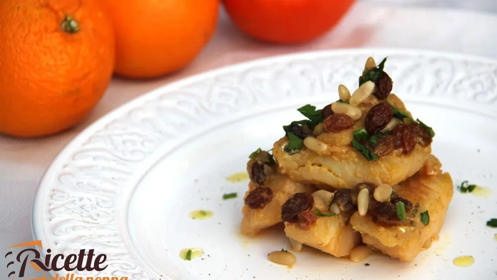 Baccalà con uvetta