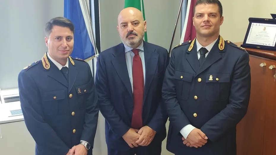 Questura di Frosinone, due nuovi Commissari in servizio: Dandini torna a casa, Gaudino arriva da Caserta