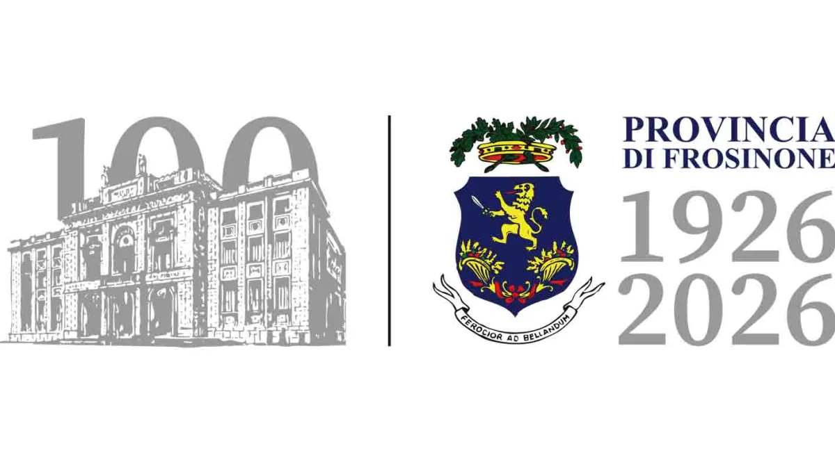 Centenario della Provincia di Frosinone, ecco il logo ufficiale. Di Stefano: «Un simbolo che unisce la storia e il futuro del nostro territorio»