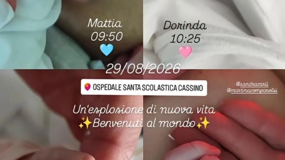 Poker di nascite al S. Scolastica, due bimbi e due bimbe arrivati in sei ore