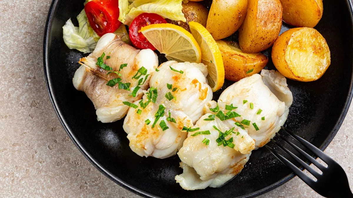Coda di rospo con patate