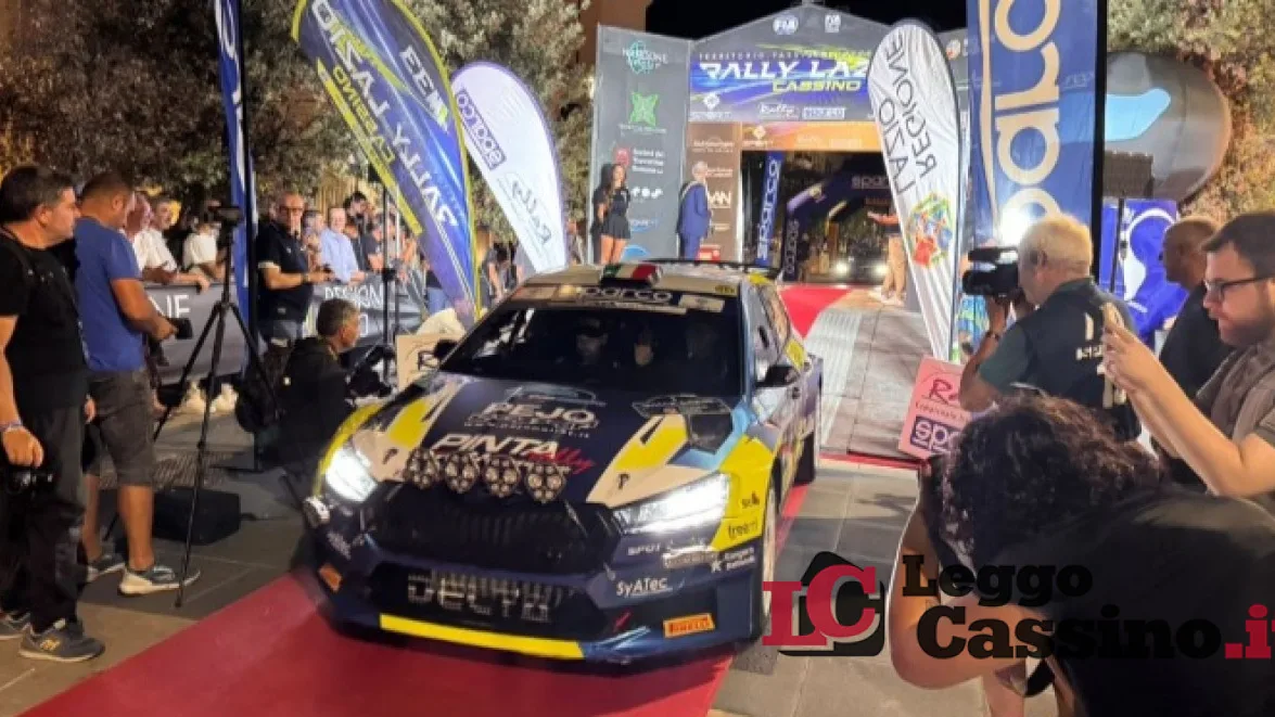 Il Rally del Lazio Cassino 2026 entra nel vivo da Corso della Repubblica