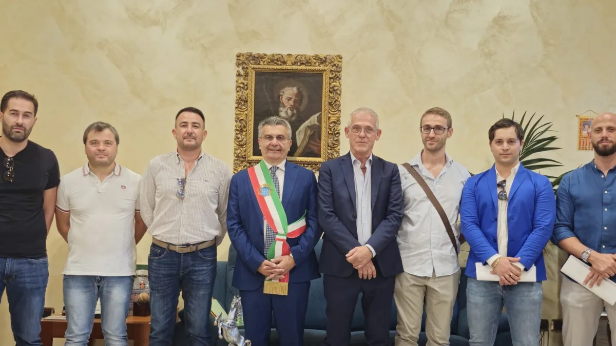 Cassino (FR) – Polizia Locale, otto neoassunti ricevuti dal sindaco Salera e dall’assessore Ranaldi
