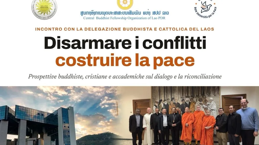 Cassino (FR) – Unicas, incontro con la delegazione buddhista e cattolica del Laos