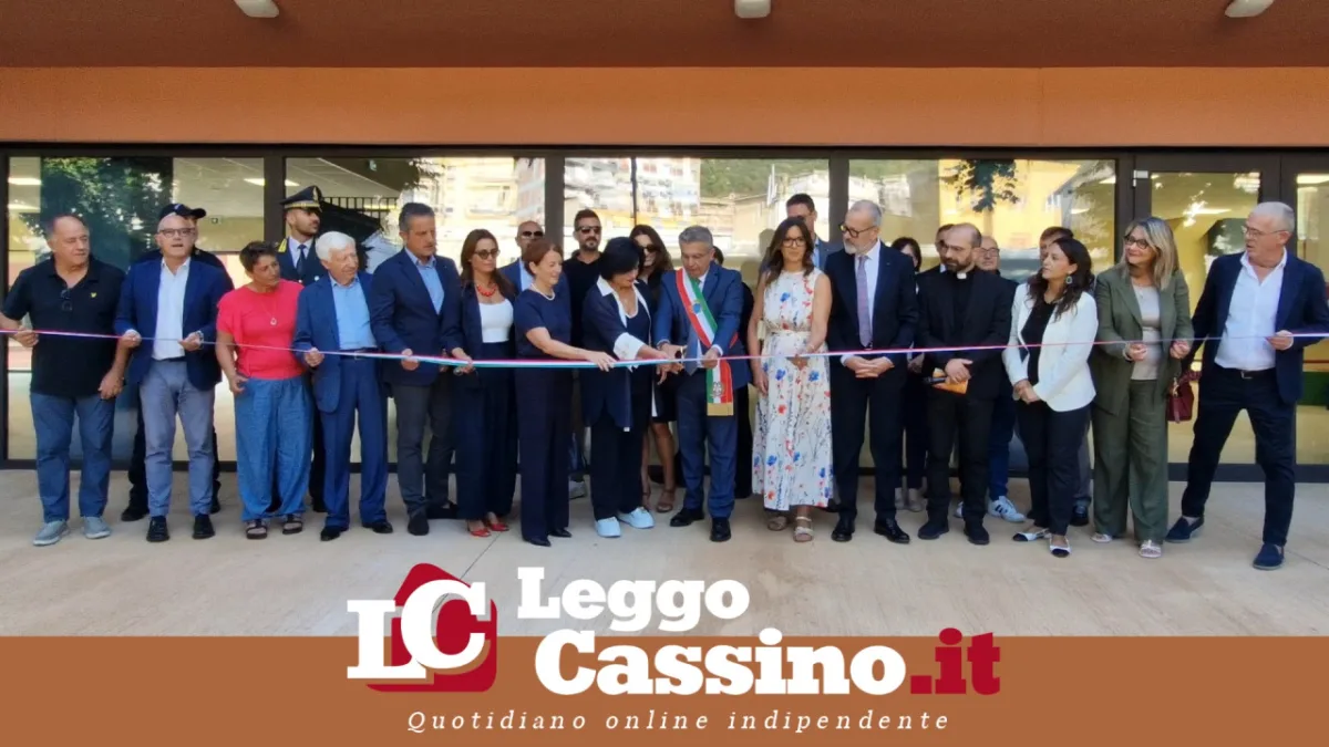 Cassino, inaugurata la nuova scuola “Giovanni Conte”: un gioiello nel segno dell’innovazione