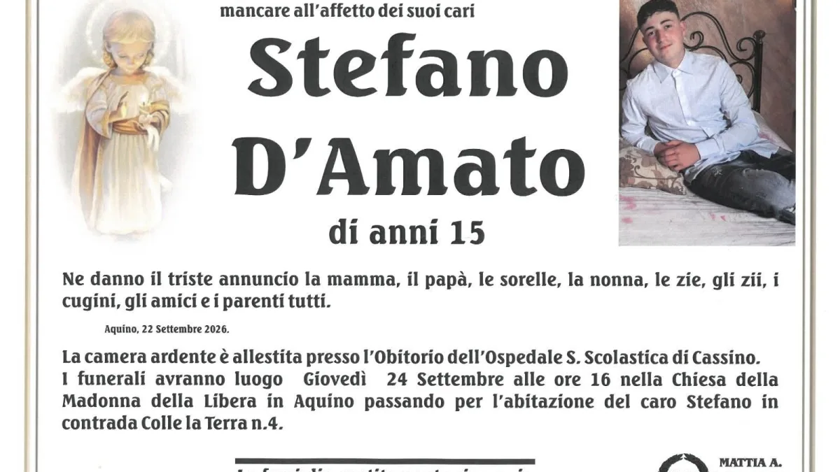 L’ultimo doloroso saluto a Stefano