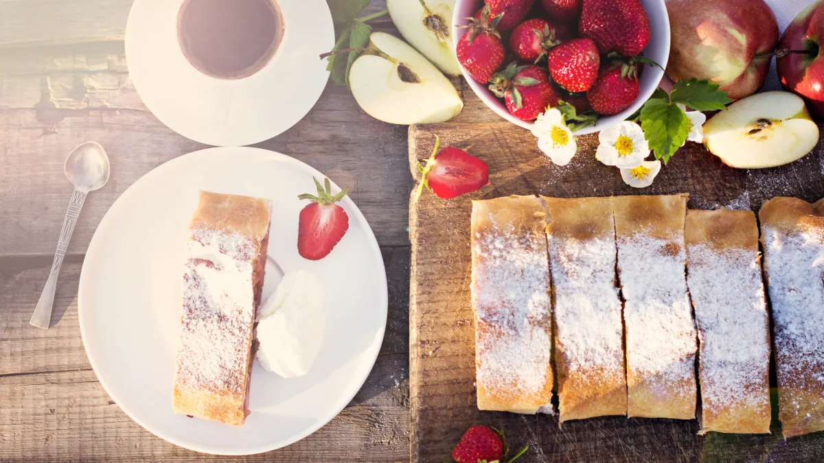 Strudel di fragole