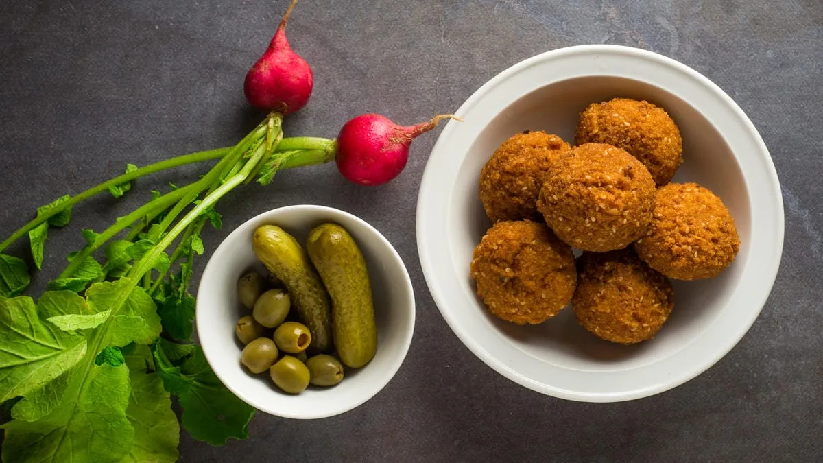 Polpette di ceci fritte