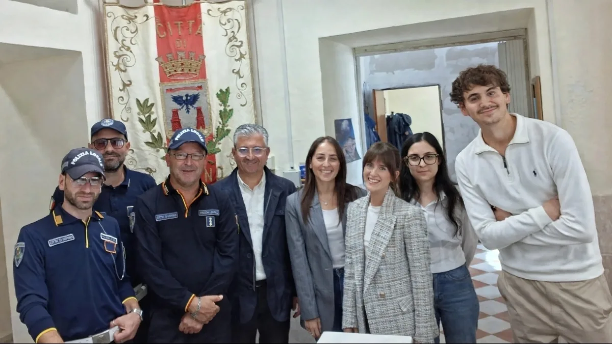 Nuove forze per la Polizia Locale di Arpino: quattro giovani del Servizio Civile affiancano il Comando