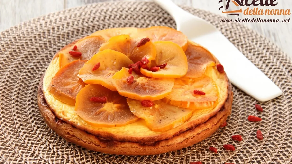 Cheesecake ai cachi