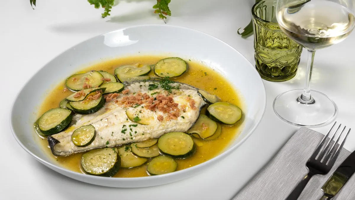 Ricciola al forno