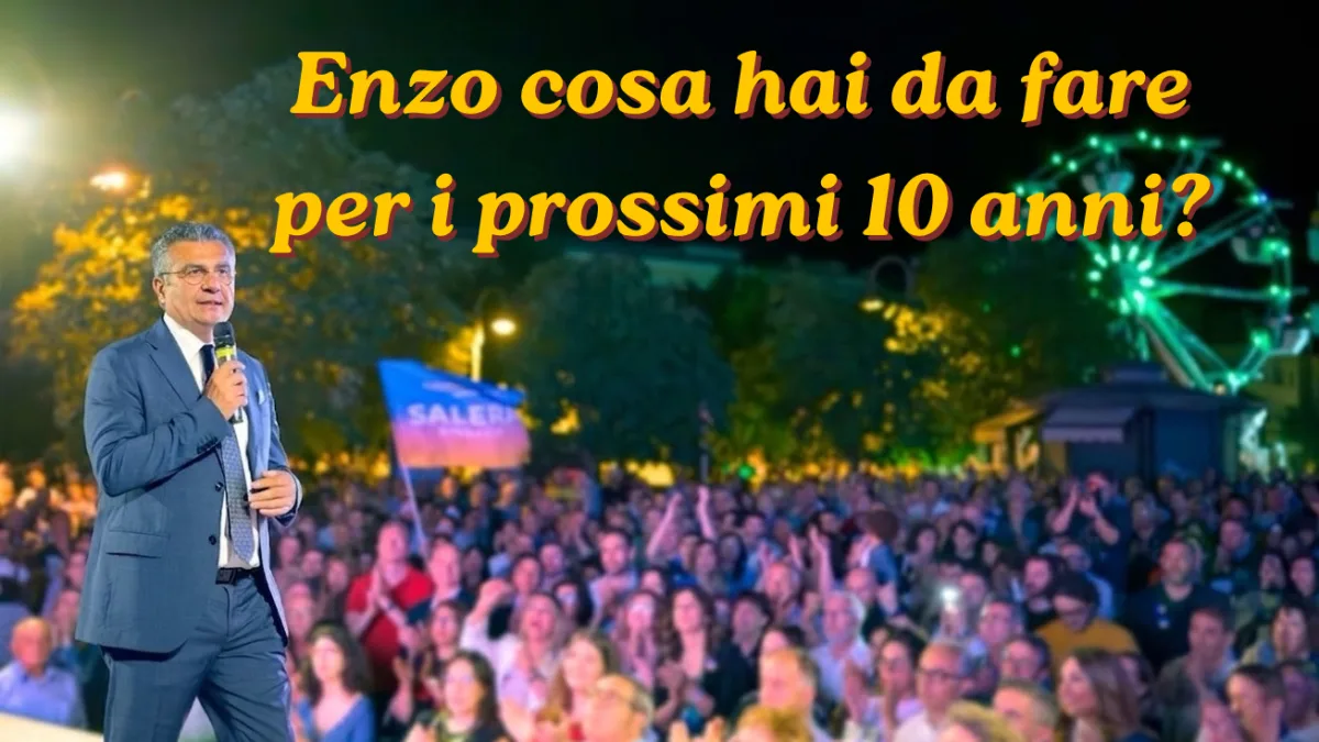 Enzo (Salera) cosa hai da fare per i prossimi dieci anni?