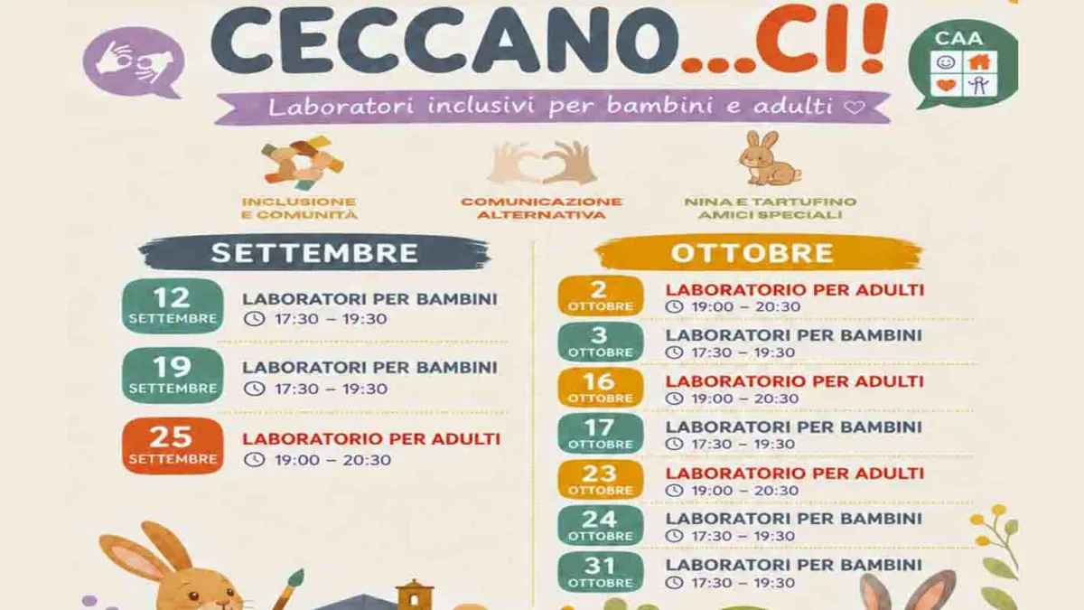 Ceccano…ci! Laboratori inclusivi per bambini e adulti in Biblioteca. Presto anche lettori braille