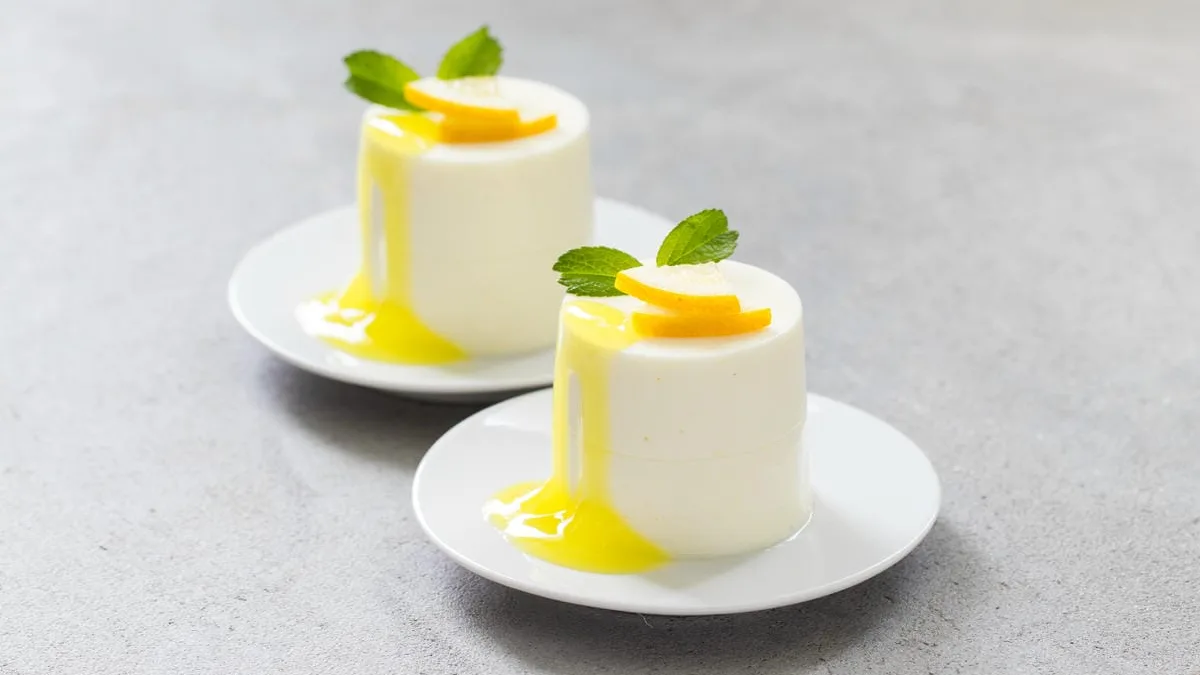 Panna cotta al limone