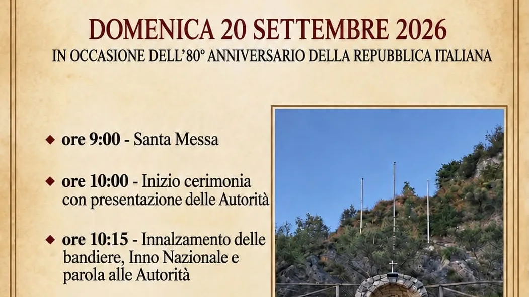 Cervaro celebra l’80° Anniversario della Repubblica Italiana con la solenne Cerimonia dell’Alza Bandiera